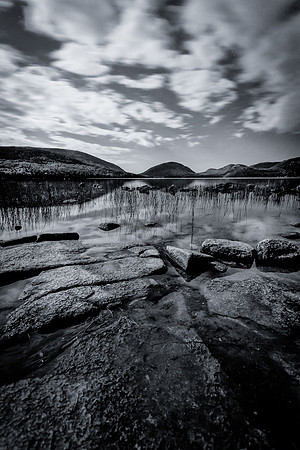 Eagle Lake Acadia at Night