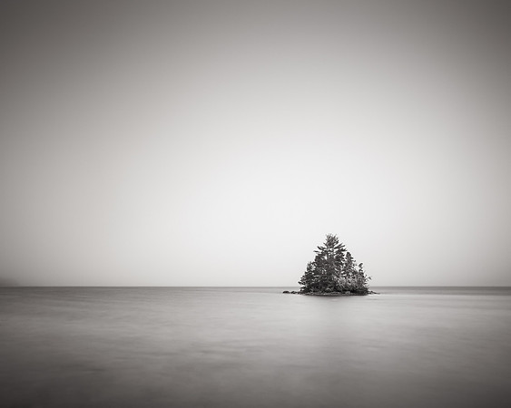 Islet in the Fog- Maine
